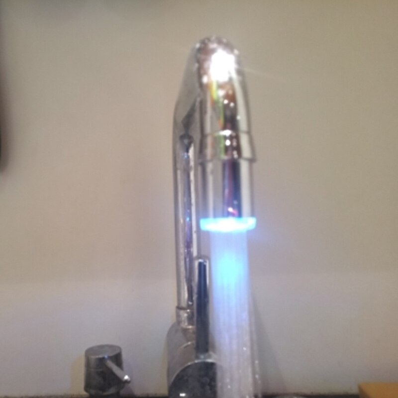 Podświetlany kran doprowadziło zmieniający kolory blask głowica prysznicowa kran kuchenny kolor kraniki robić wody dysze aeratory