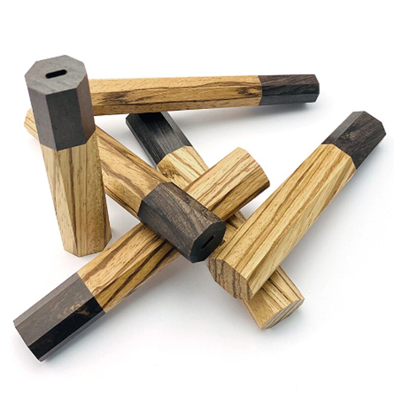 Achteckiges Messergriff-Zubehör für DIY-Kochschneider Ich bin japanischen Stil, Messergriff, Fischmessergriff, Ersatzgriffherstellung