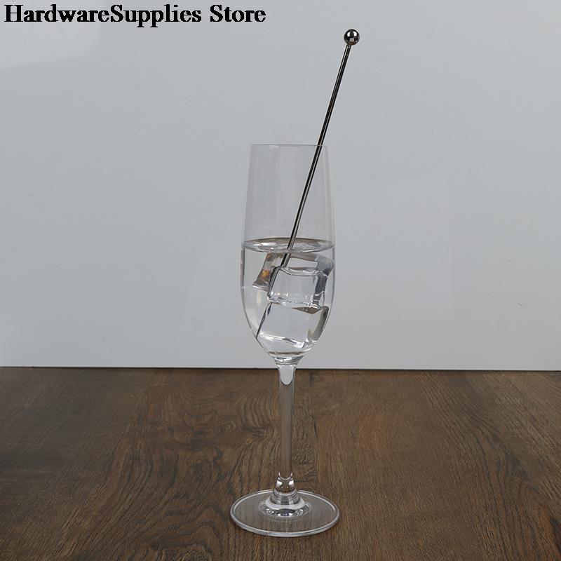 Coffee Stir Stick Stainless Steel Mixing Cocktail Stirrers Sticks (19cm) for Wedding Party Bar Cocktail Swizzle Stick Stirrer