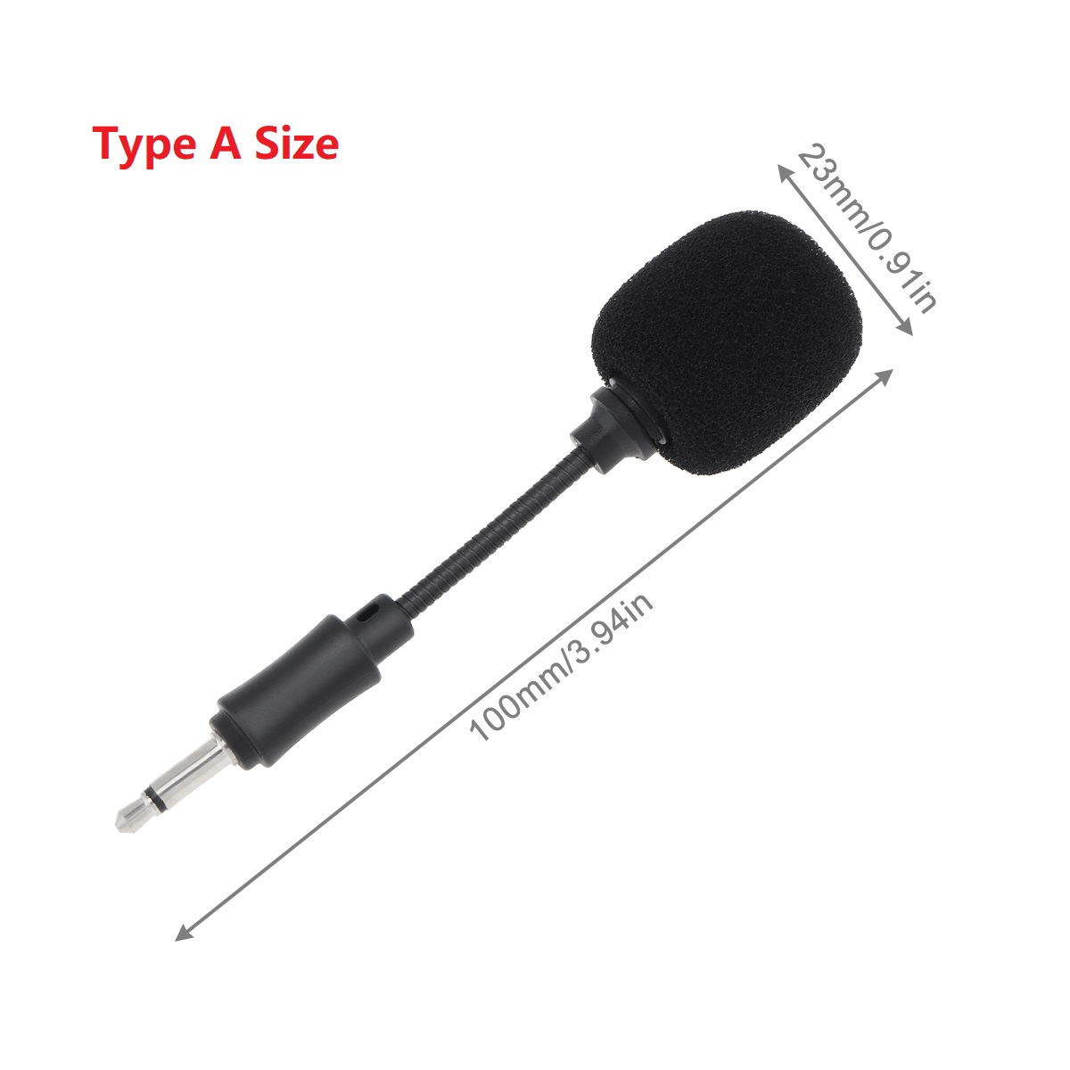 Mini micrófono de 3,5mm, 2 polos/3 polos/4 polos, micrófono Flexible para juegos, pluma para tarjeta de sonido/PC/portátil