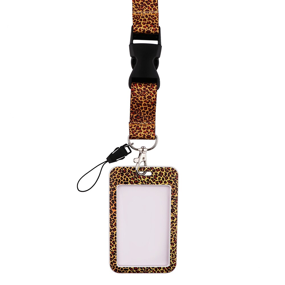 K3025 Luipaard Lanyard Neck Strap Voor Key Id-kaart Mobiele Telefoon Bandjes Badge Houder Diy Opknoping Touw Ketting Accessoires
