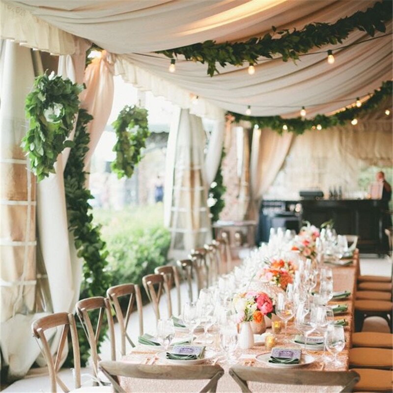 Top! 48CM x 5M Tulle rouleau cristal tissu Organza Tulle rouleau bobine de mariage décoration fête d'anniversaire enfants bébé douche 5ZSH015