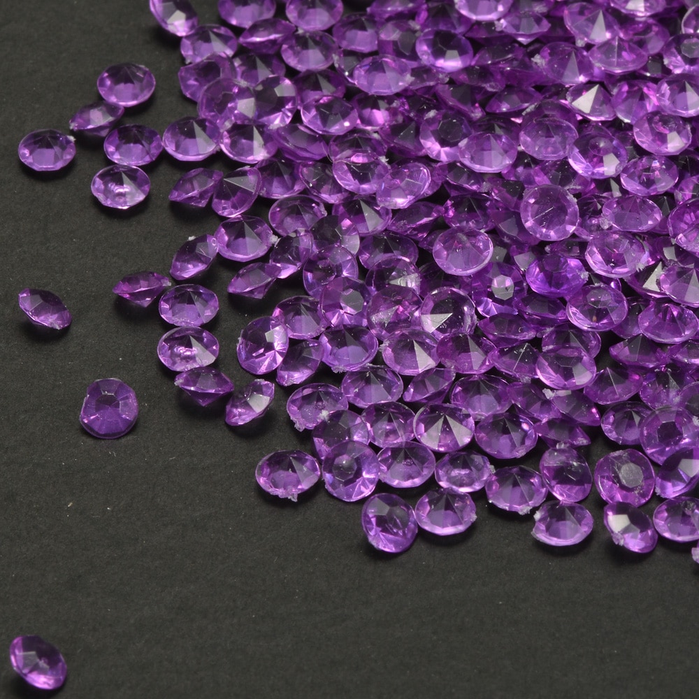 5000PCS 4.5mm Wedding Decoration Crafts Diamond Confetti Table Scatters Crystal Centerpiece Events Party Festive Supplies