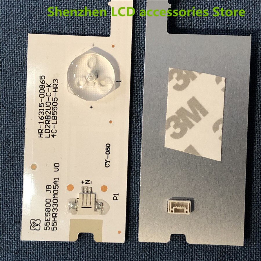 10Pieces/lot FOR TCL D55A561U LCD backlight TV 55E5800 JB 55HR330M05A1 V0 4C-LB5505-HR2 6V 57CM