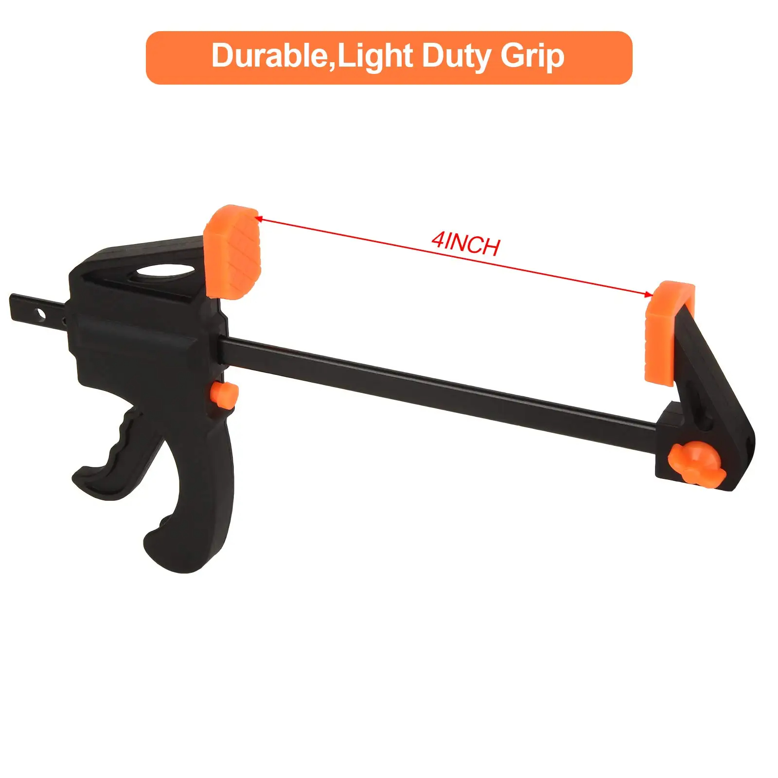 Woodworking Work Bar 4 Inch Clamp Clip Set Hard Quick Ratchet Release Clip DIY Carpentry Hand Tool Woodworking Clamp