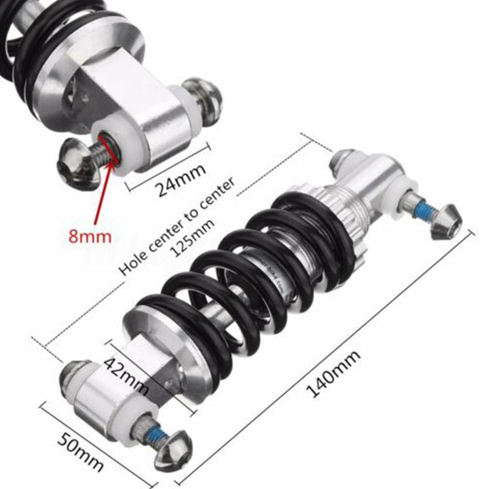 Rear Suspension Damper Spring Shock Absorber for Mountain Bike Bicycle Folding Mountain Frame Springs Black _125mm