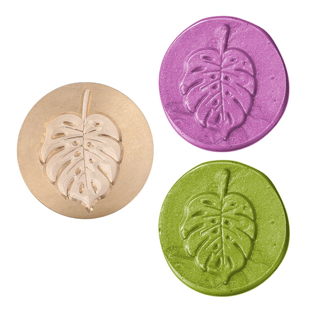 Retro Antique Plant Metal Sealing Wax Stamp Wood Handle Ancient DIY Craft Envelop Stamps Wedding Invitations Wax Seal Stamp: 013