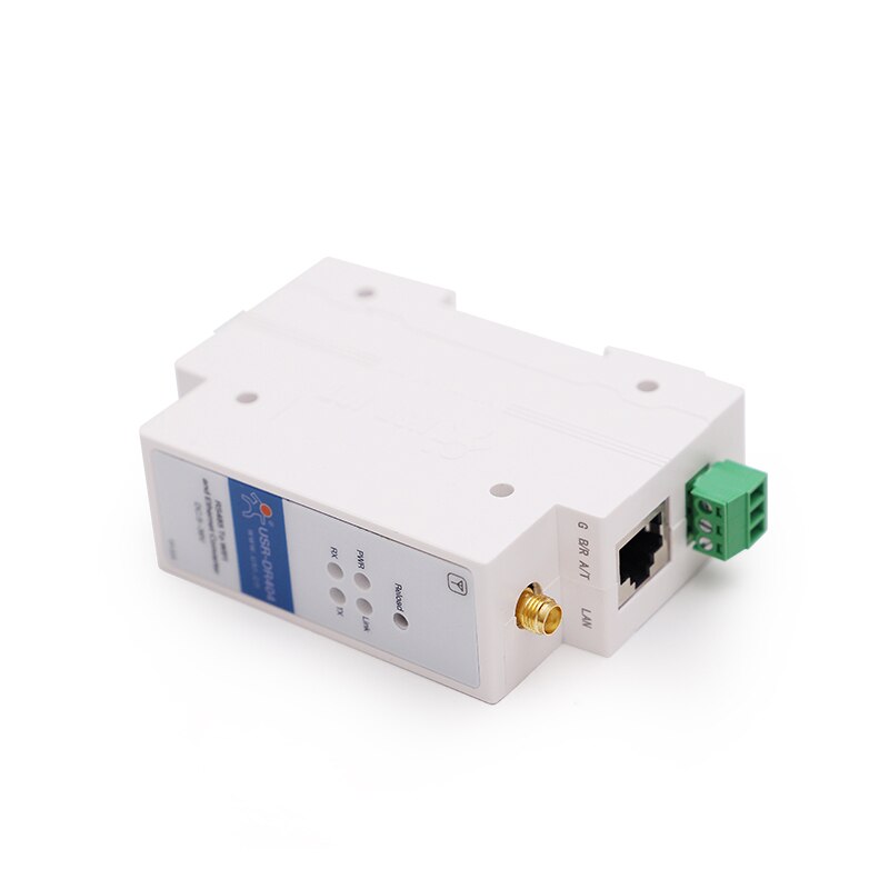 Din-Rail Serial port RS485 to WiFi Ethernet Serial Device Server converter USR-DR404 Support Modbus For Data transmission