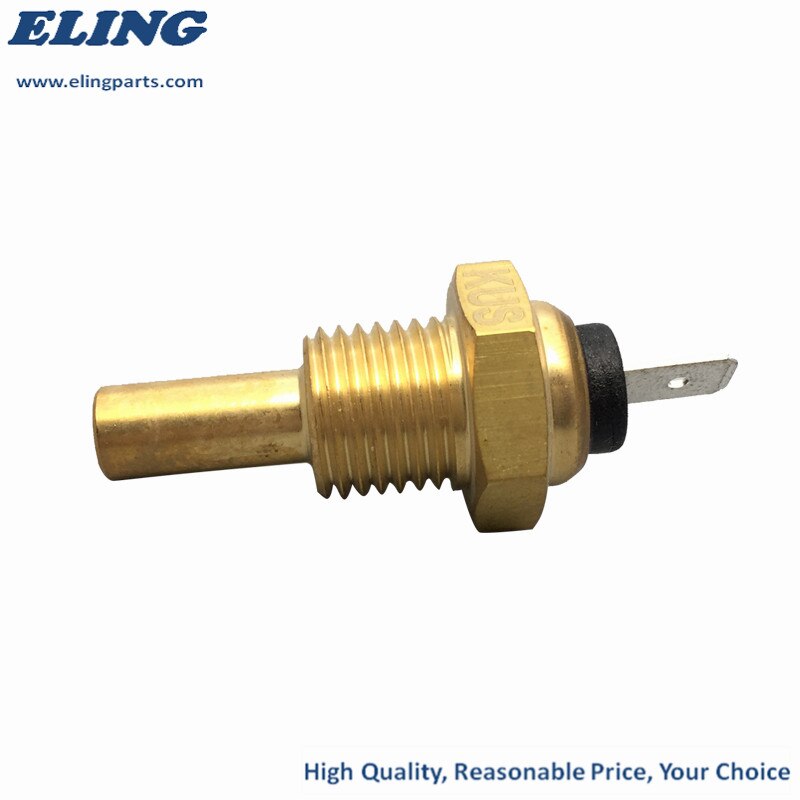 Jauge de température d'eau pour bateau | Jauge de température d'eau 25-120 Celsius avec rétro-éclairage du moteur jauge de température d'eau 9 ~ 32VDC,: 1 4-18NPT no alarm