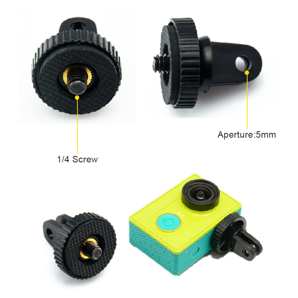 Draagbare Statief Mount Adapter 1/4 Schroefkop Adapter DSLR DV Accessoires Kits Fit voor GoPro Hero 8 7 6 5