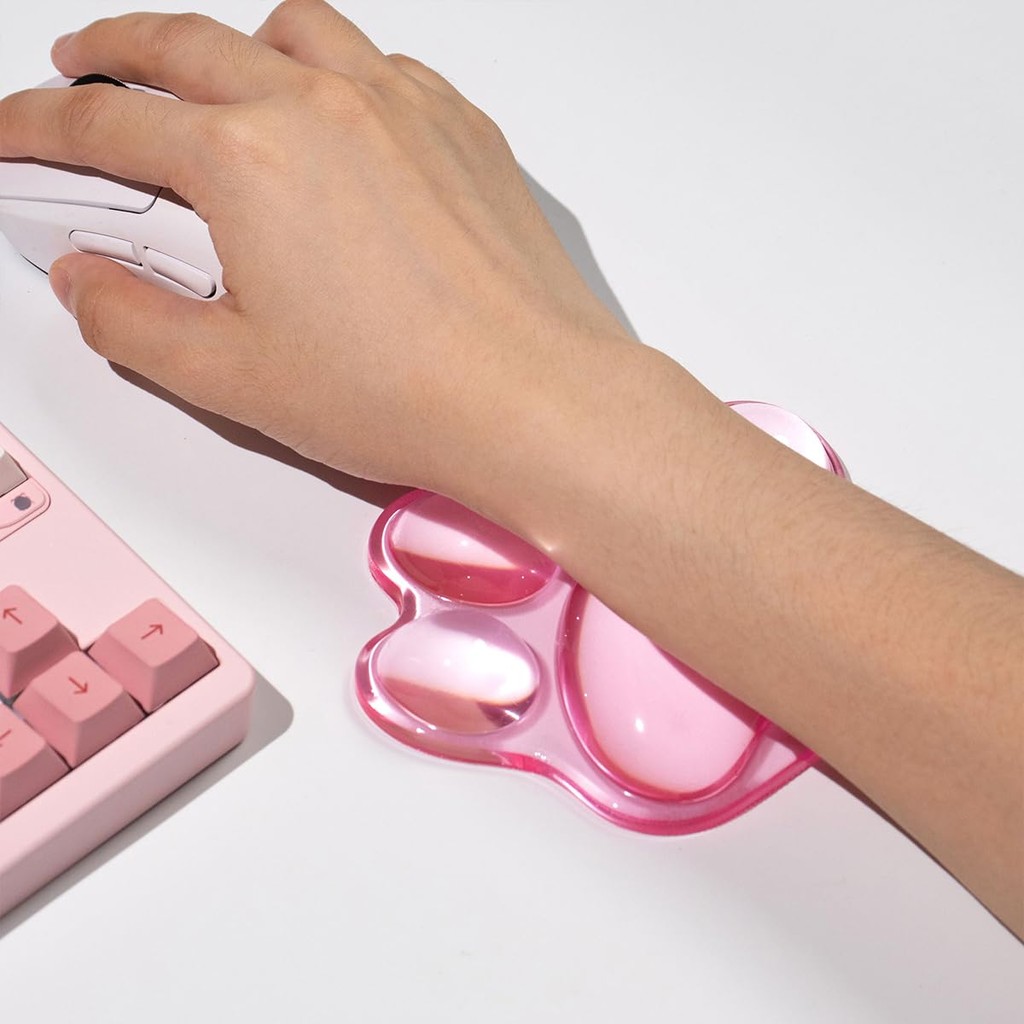 Cat Paw Mouse Wrist Rest Ergonomic Wrist Cushion Mouse Wrist Hand Cushion Soft For Office Home Desk Computer Mouse