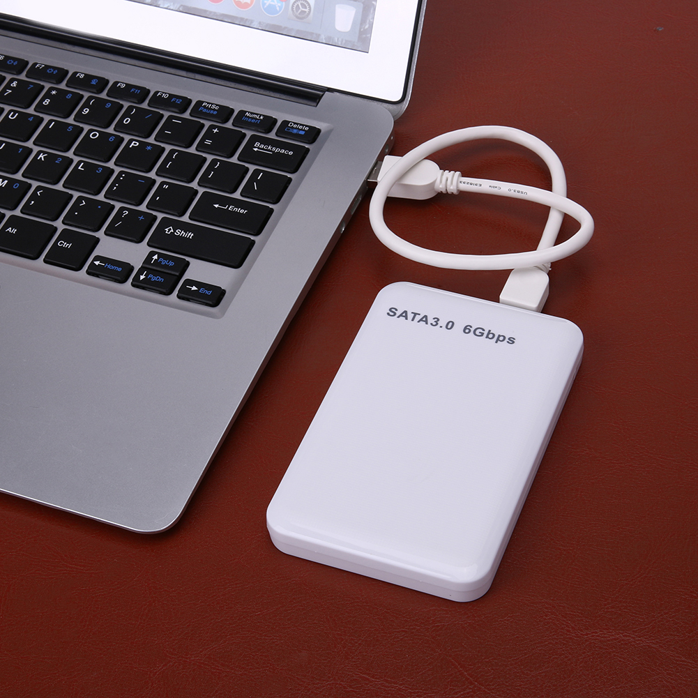 Portable 2.5inch HDD Case USB3.0 to SATA External Hard Drive Enclosure 6Gbps 3T UASP Tool Free SSD Hard Disk Case Box for Laptop