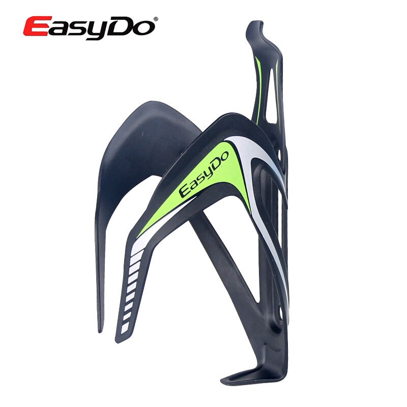 Easydo cykel flaskhållare aluminiumlegering mtb landsvägscykel cykling sport vattenflaskhållare hållare 38g gram lätt vikt: Svartgrön