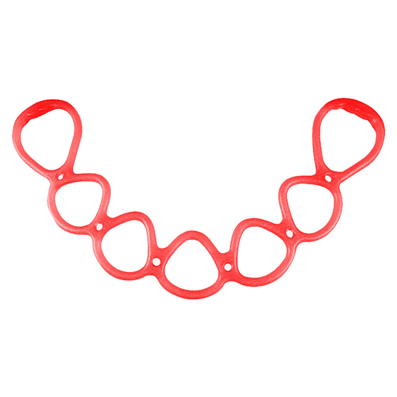 Widerstandsband, dehnbar, für fitness, heimtraining, physiotherapie, rücken, beine, tragbar, für hand- und armübungen, 7 ringe