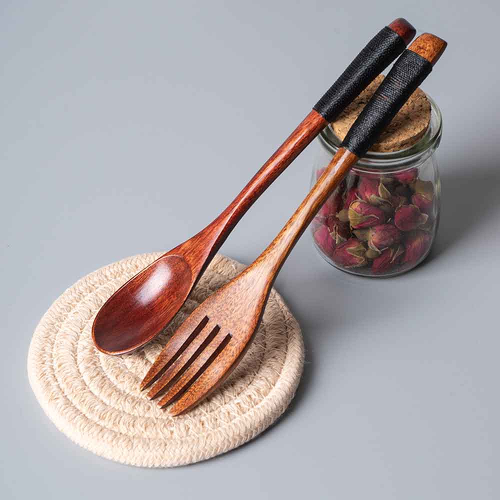 Wooden Food Dessert Fork Wood Forks Dinner Fork Cutlery Tableware Lovers Wooden Flatware Fruit Cake Forks