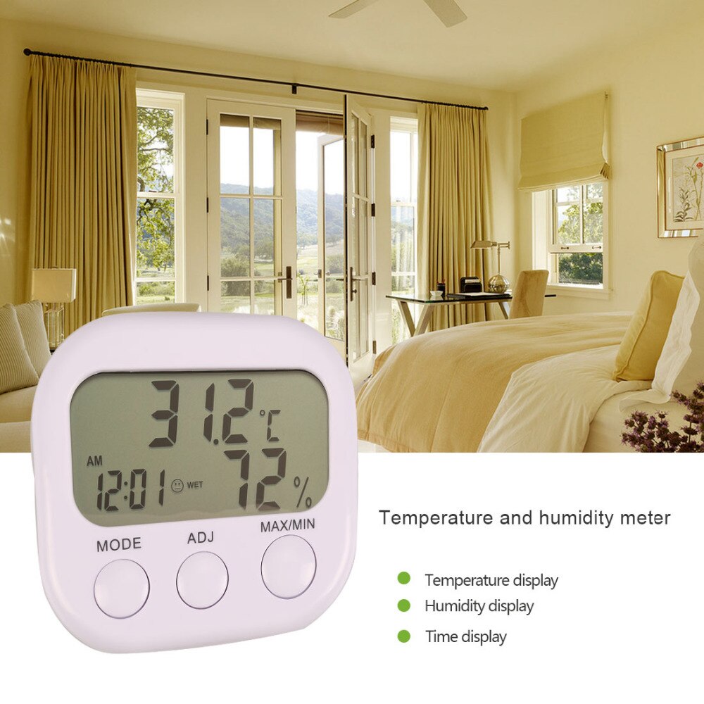 Mini Digitale Thermometer Hygrometer Indoor LCD Di Grandado