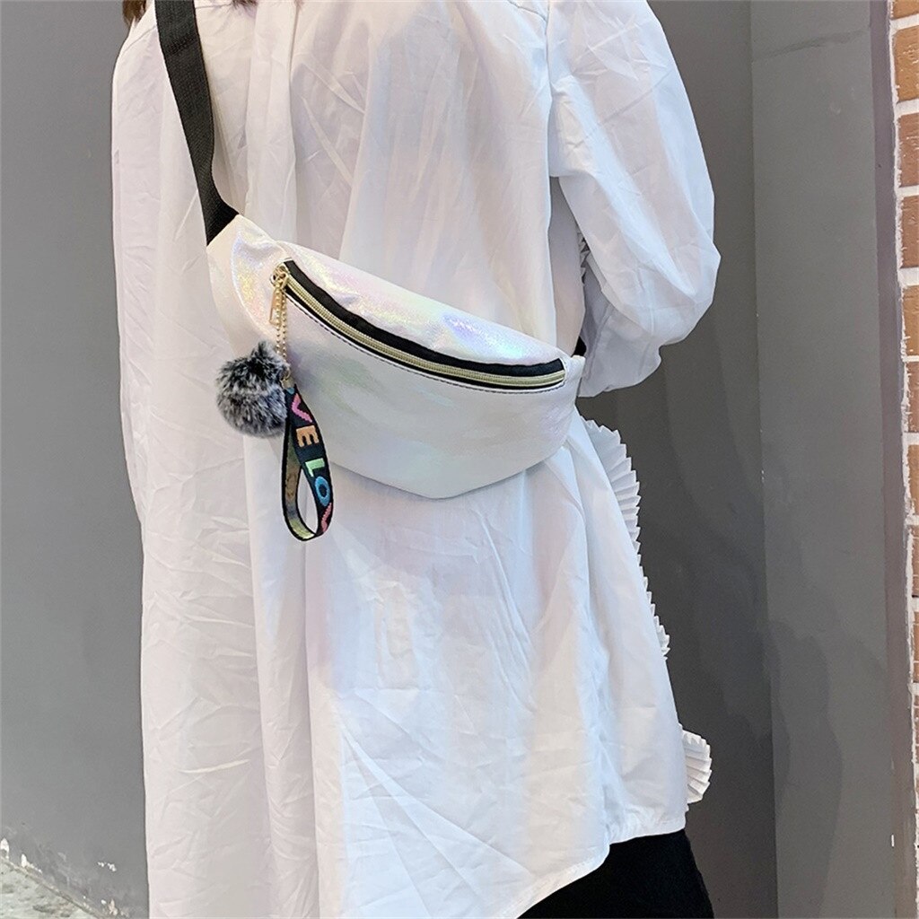 Kæde brystpakke banana taljetaske mærke bæltetaske kvinder taljepakke pu læder brysttaske mavetaske