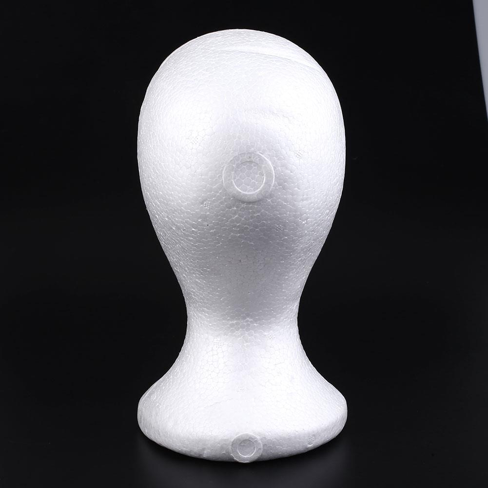 Female Styrofoam Foam Mannequin Manikin Head Model Hair Hat Wig Glasses Display