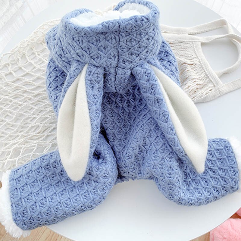Épais chien vêtements hiver animaux chiens vêtements grand lapin oreille vêtements pour animaux de compagnie pour petits chiens moyens manteau veste produits pour animaux de compagnie York