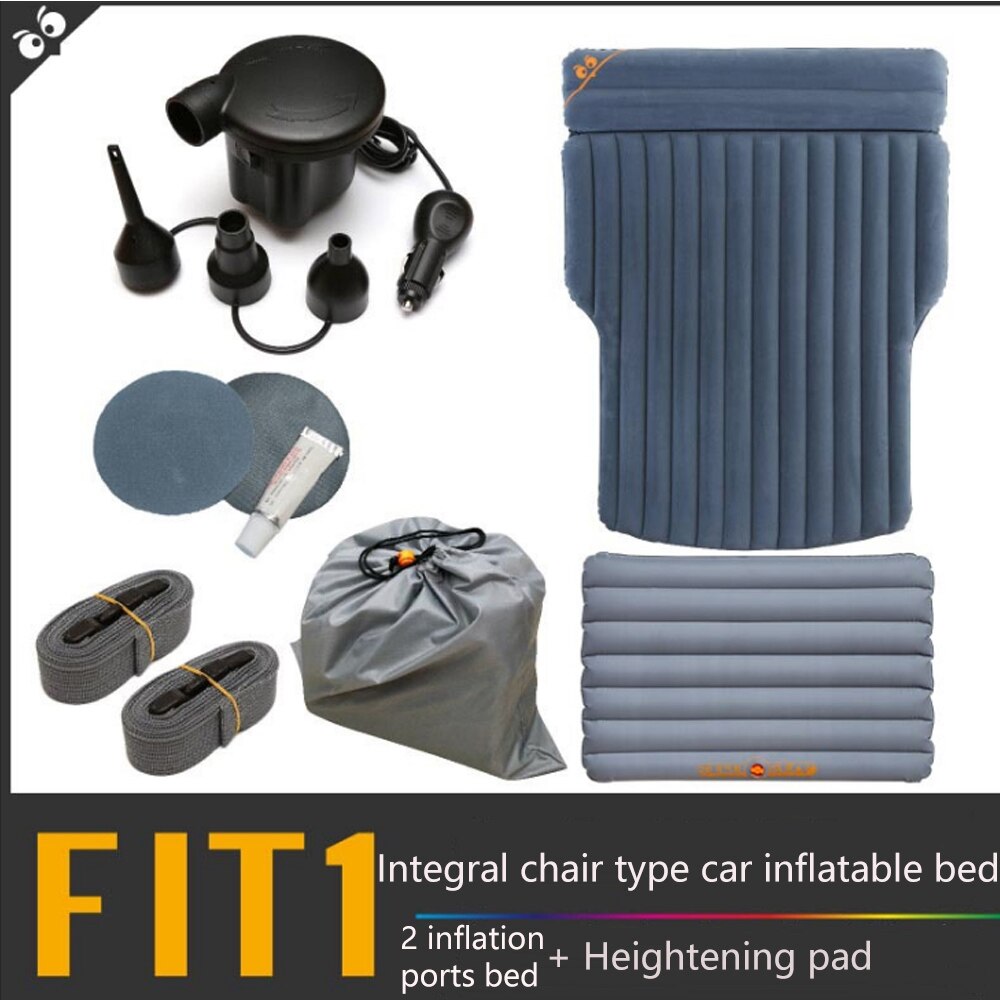 Car Special Inflatable Mattress Flocking Car Bed SUV Multi-Function Automatic Inflatable Bed Soft Sleeping Pad Bed For Camping: FITI