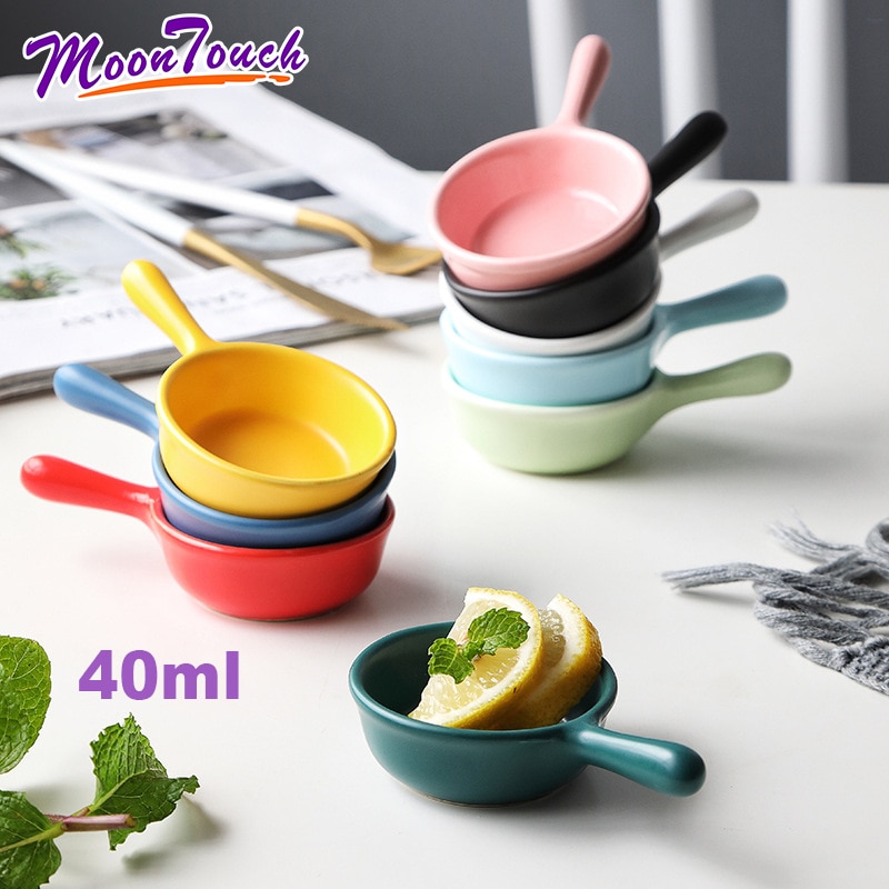40ml Japanese Milk Jugs with Handle Sharp Eagle Mouth Frothing Pot Coffee Container Porcelain Matte Glazed Surface Sauce Cup