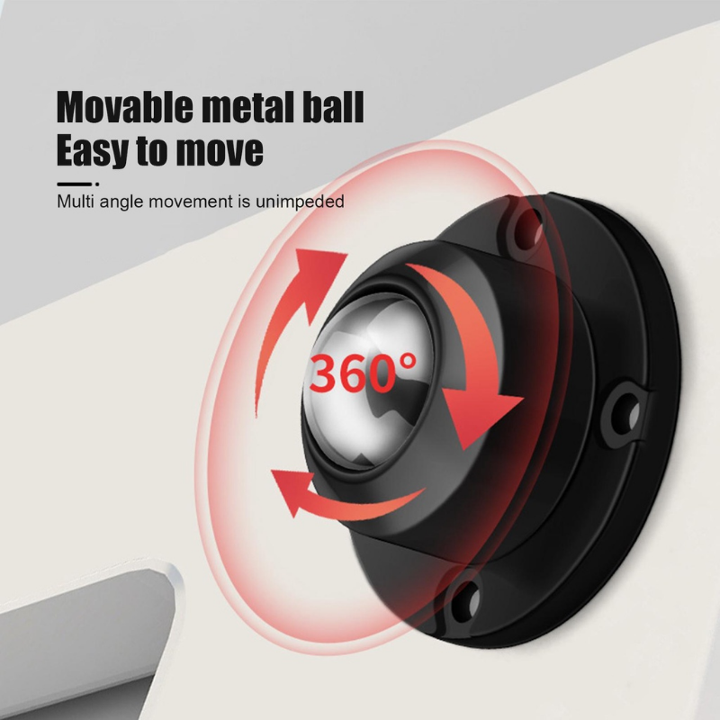 Rodízios para móveis pesados Rodas, polia autoadesiva, aço inoxidável, rolamento de carga forte, roda universal, rotação de 360 °, 4pcs