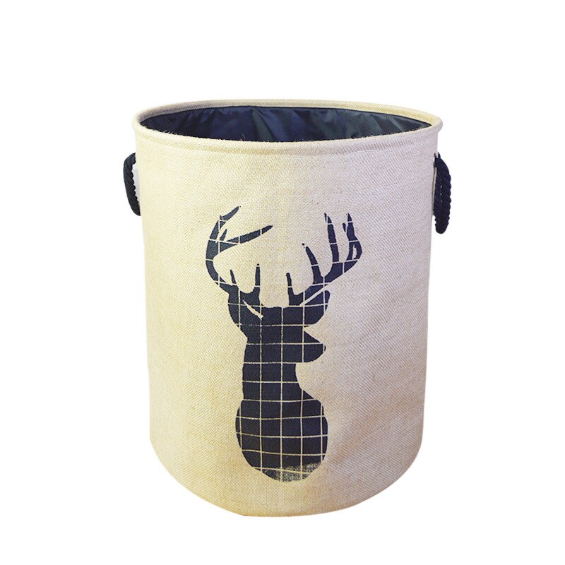 Opbergtas in scandinavische stijl, wasmand, groot formaat, speelgoedorganizer, emmer voor vuile was, vuilnisbak, wasmand, huishoudton: C1