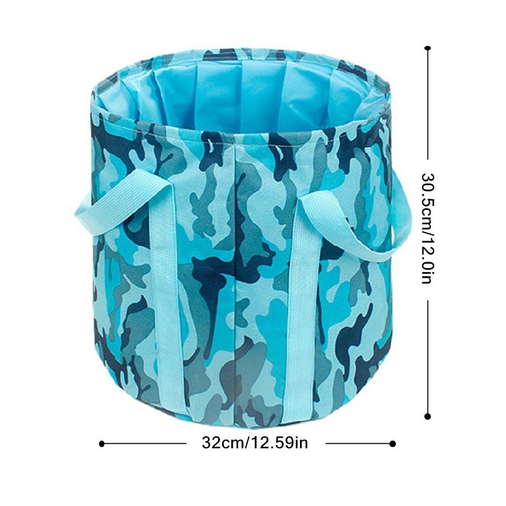 Portable Surfing Bag Outdoor Travel Folding Bucket Camping Washbasin Basin Bucket Bowl Washing Bag Water Bucket Bag 25L