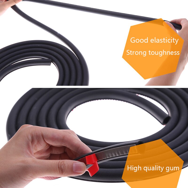 2-8M Rubber Deur Afdichting Strip Grote D Soort Auto Deur Afdichting Strip Universele Noise Isolatie Epdm Auto rubber Waterdichte Afdichtingen Voor Auto