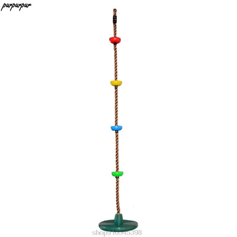 Robuster Kunststoff Schaukelsitz - Kletterseil mit Scheibe - Outdoor-Spiel für Kinder ab 3 J.: Dunkelgrün