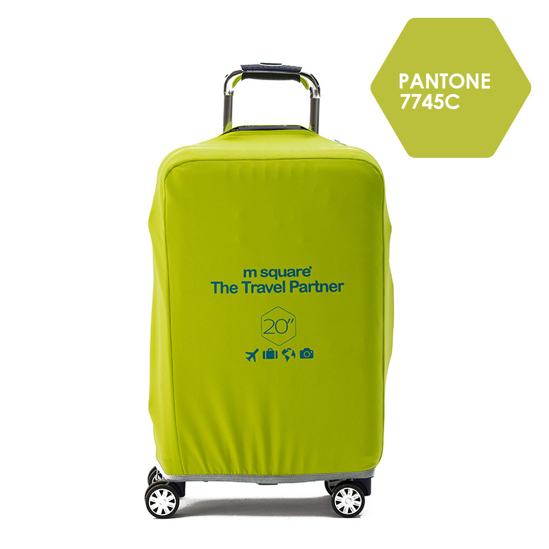 M Square Travel Luggage Cover Protective Covers for Suitcases Luggage Protective Covers Travel Accessories Flight Accessories: Yellow / 24 Inch