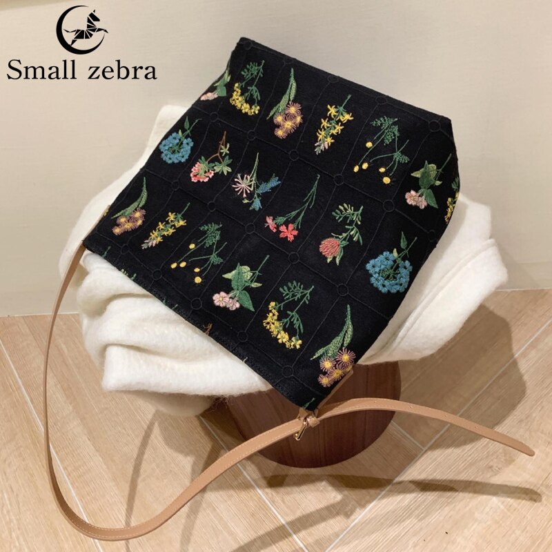 2022 Lente Alle Dingen Groeien Tote Tas Dames 2022 Canvas Tas Grote Capaciteit Een Schouder messenger Bag