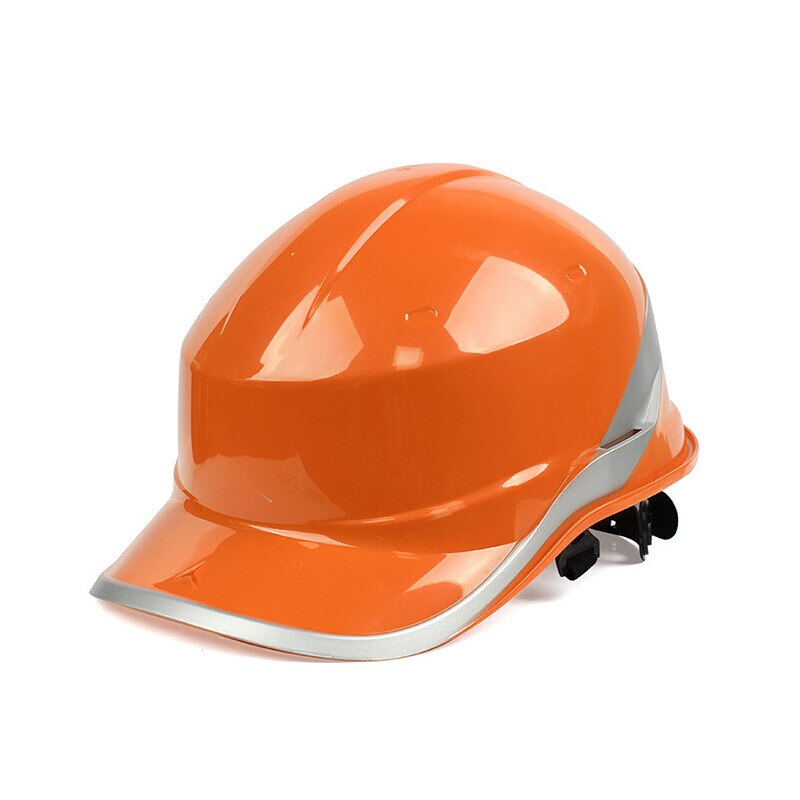Casco de seguridad de Material aislante ABS, casco de trabajo con rayas reflectantes, protector aislante para sitio de construcción