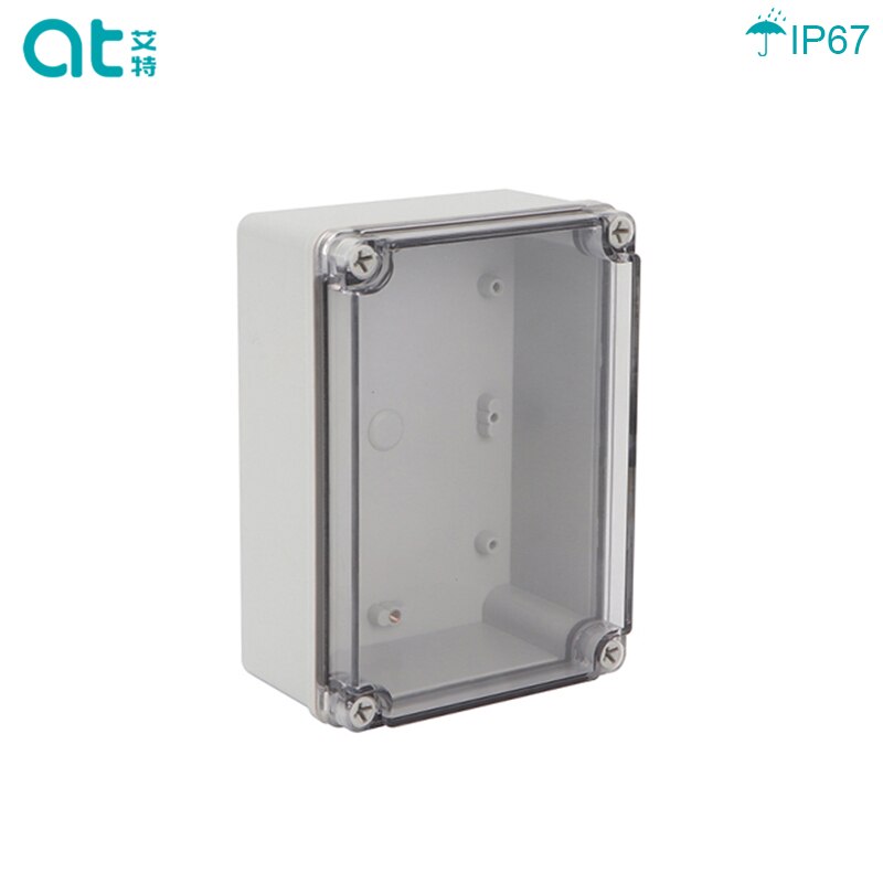 IP67 Transparent Lid Junction Box Waterproof Plastic Enclosure Box Electronic Project Instrument Case ABS Outdoor Housing: 175 x 125 x 75 mm