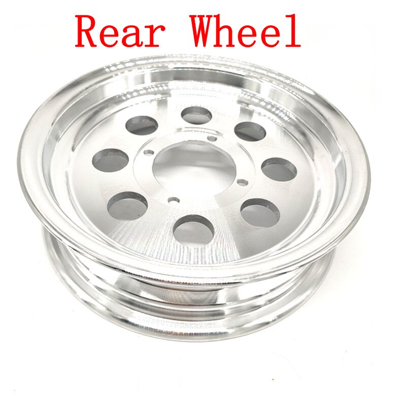 Front And Rear Wheel For Monkey Bike Small Monkey Motorcycle Aluminum Wheel Hub 2.5 - 10 Inch 8 Hole Vacuum Rim: 2.50-10  rear hub