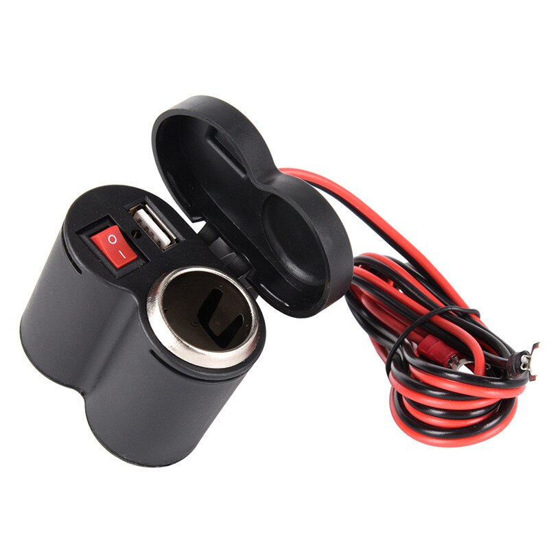Verkoop Usb Power 12V-24V Waterdichte Motorfiets/Fiets Sigarettenaansteker