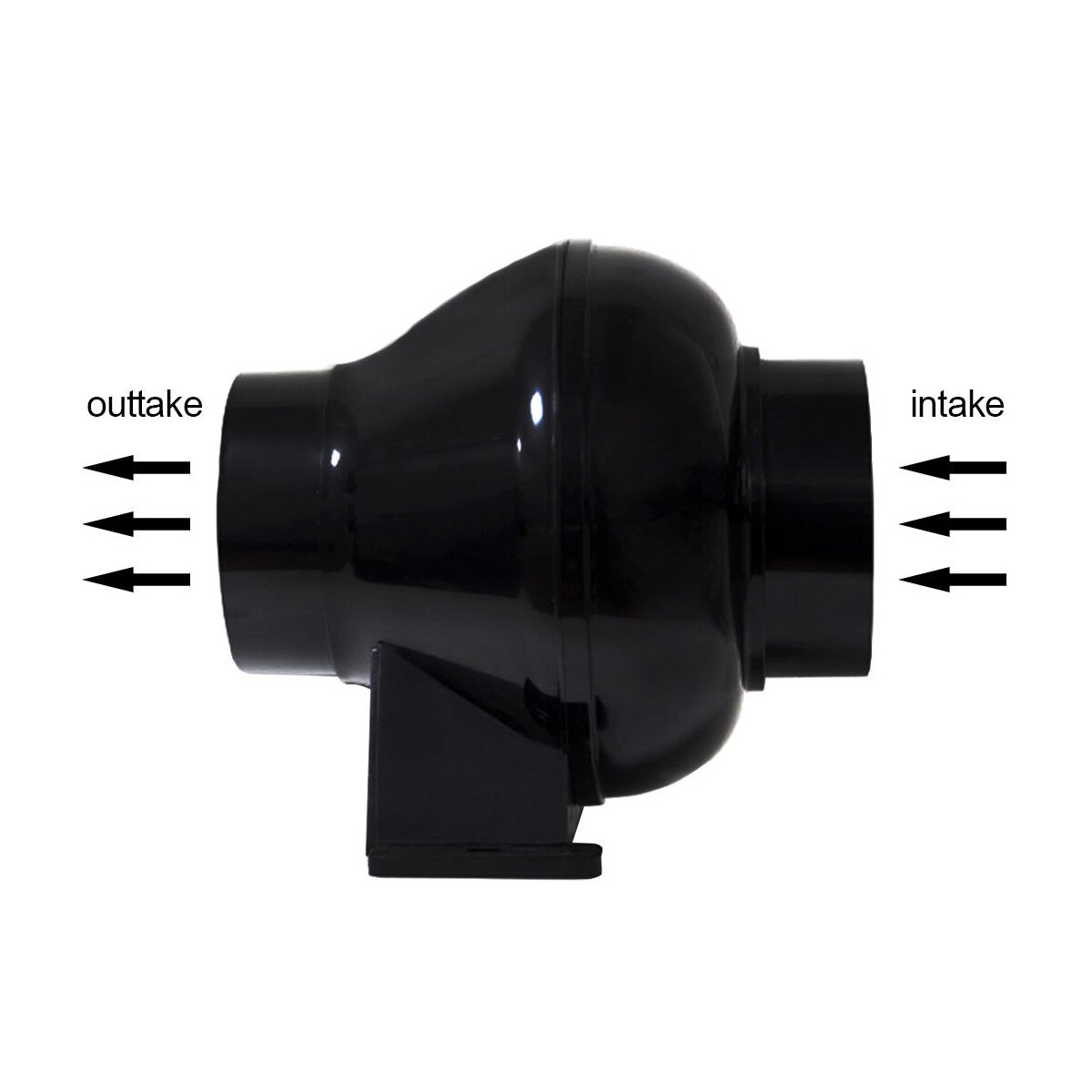 33w 240v kanalvifte eksos-vifte-vifte ventilasjon avtrekksluftblåsere kjølevifte inline kanal-booster-ventilator luftavtrekker 4 ''
