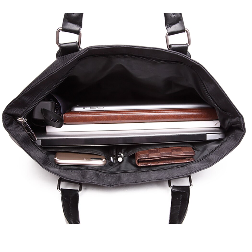 Pu leren heren aktetas vintage zakelijke computertas messenger bags schoudertas postbode heren handtassen