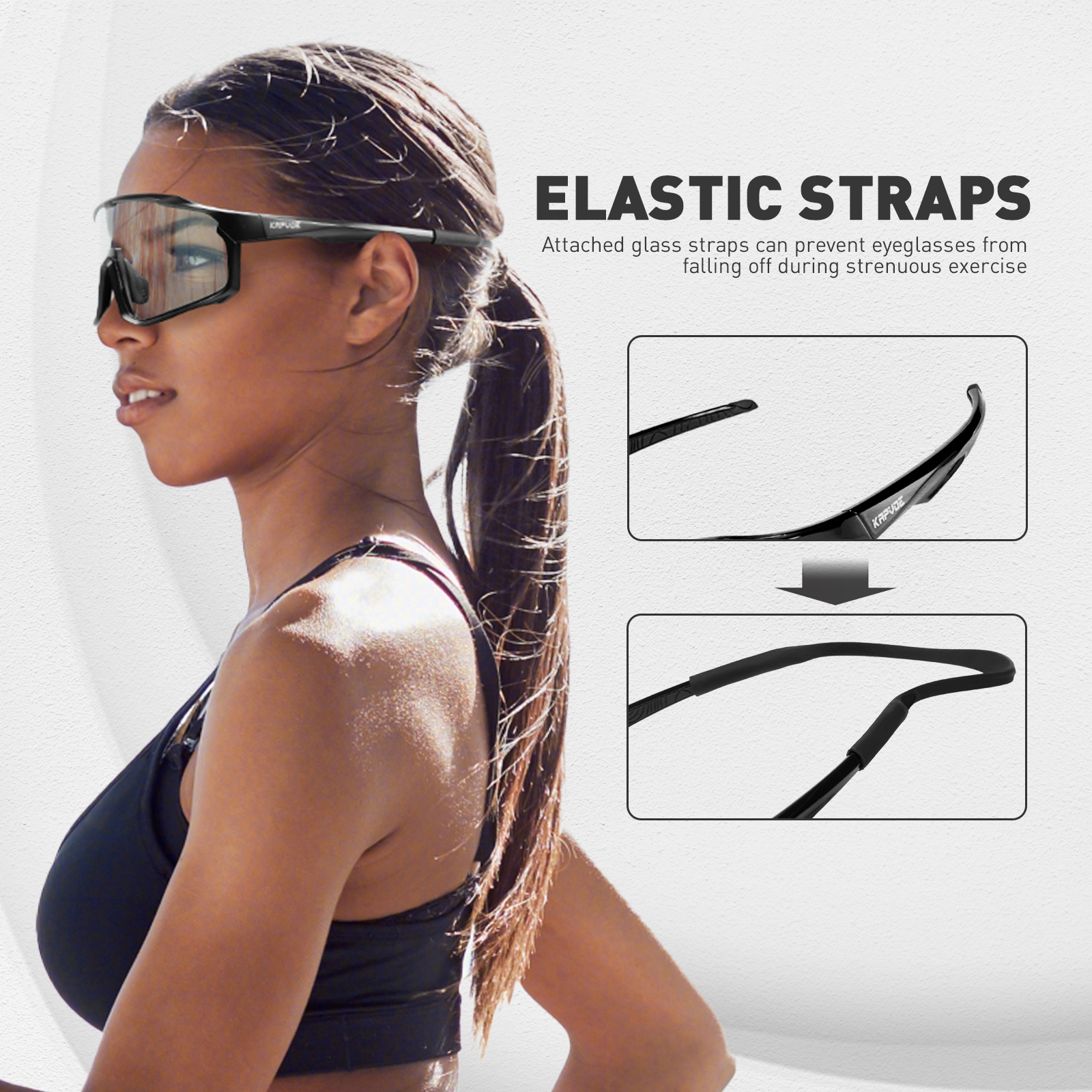 Kapvoe fotokromatiska cykelsolglasögon för män cykelglasögon herr mtb mountainbike cykelglasögon glasögon kvinnor sport  uv400