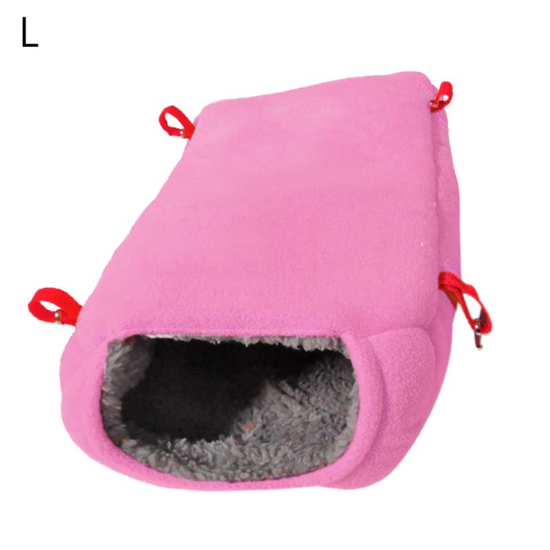 Pet Bird Nest House Parrot Bed Hut Hammock Hanging Cave Snuggle for Lovebird 875A