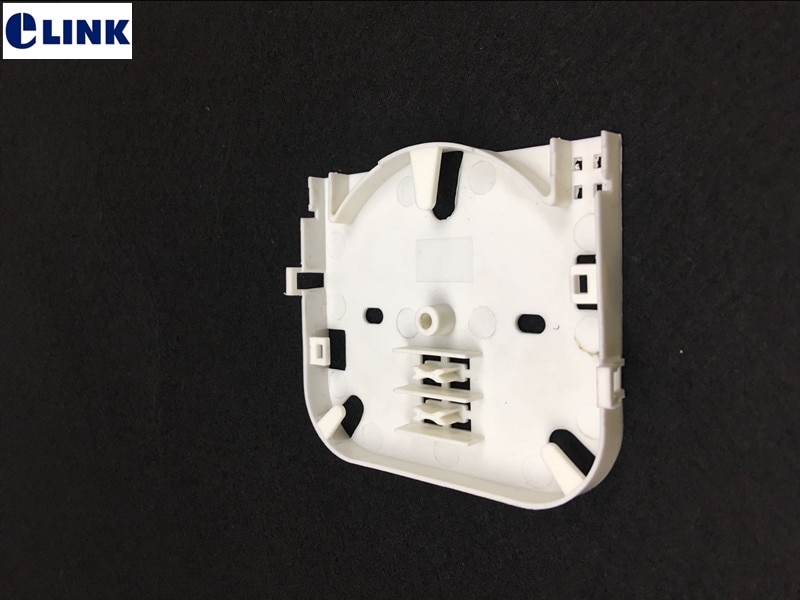 MINI bandeja de empalme de fibra de 2 y 4 pulgadas para panel de conexión de fibra ABS, material de , caja de terminales de fibra cuadrada, bandeja de empalme de 30 piezas