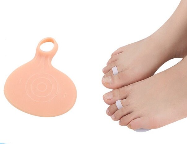 1 Paar Silicone Gel Middenvoet Pads Voor Schoenen Sore Ball Voet Care Tool Voeten Pijn Schoenen Inlegzolen Pads Kussen Voorvoet arch Ondersteuning