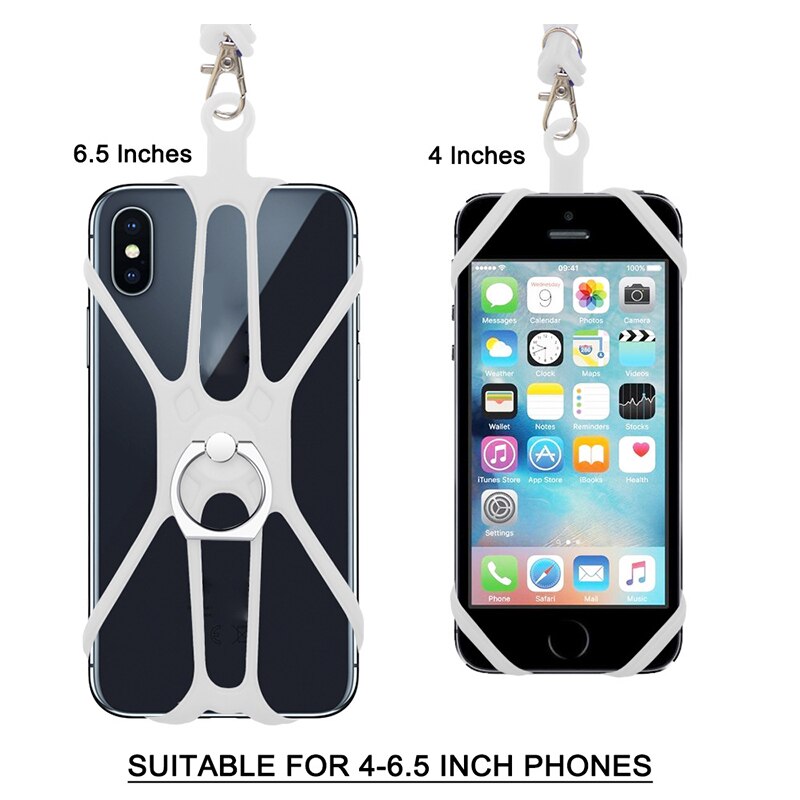 Universal Silicone Cell Phone Lanyard Holder Case Cover Phone Neck Strap Necklace Sling For Smart Mobile phone lanyard