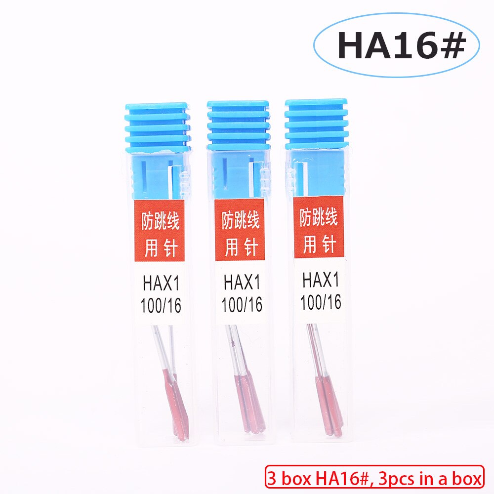 Agujas para máquinas de coser INNE Anti-salto Universal 11/75 14/90 16/100 18/110 Multi-tamaño accesorios de embalaje de acero inoxidable para el hogar: 16