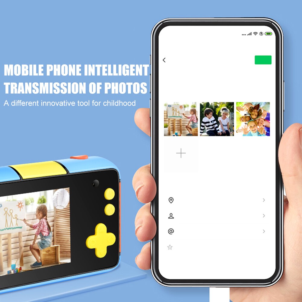 Kids Digital Camera - 2.4 Inch HD Screen - Selfie Function - Rechargeable Toy Camera