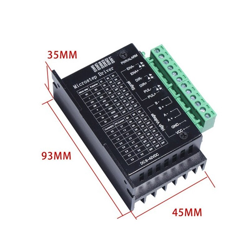 Stepper Motor Driver TB6600 Nema 23 Nema 34 42/57/86 Nema17 4A DC9-40V 1 axis Stepping Motor CNC Engraving Machine