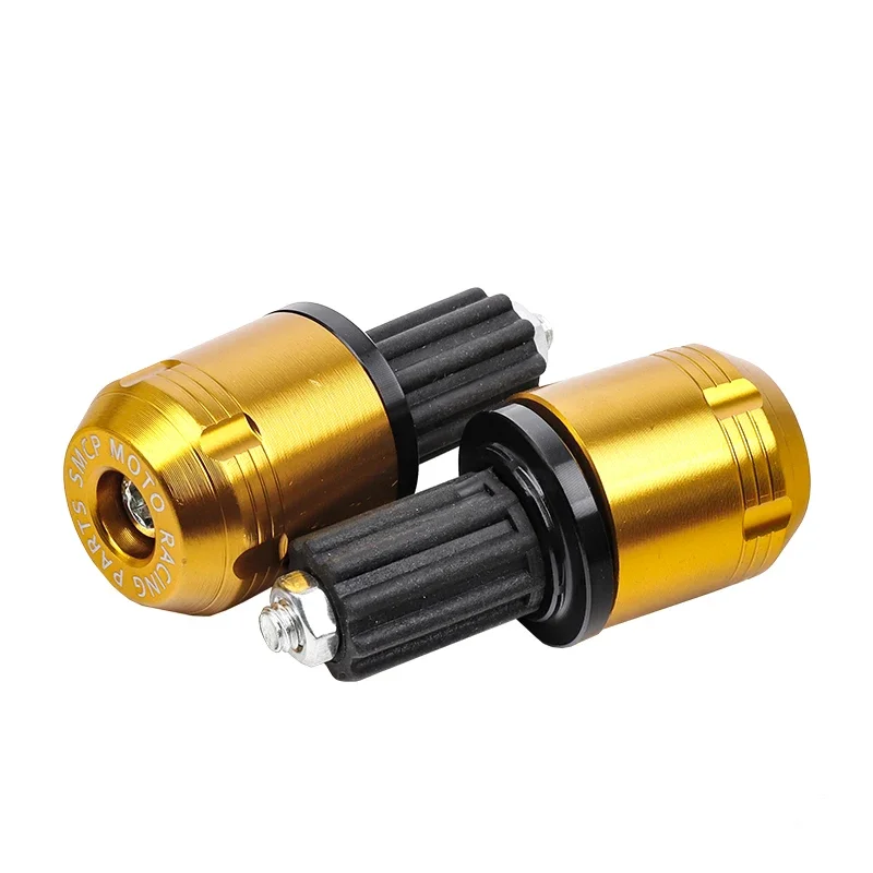 7/8" 22mm Universal Motorcycle Handle Bar End Handlebar Grips Ends Sliders Plug Slider Counterweight