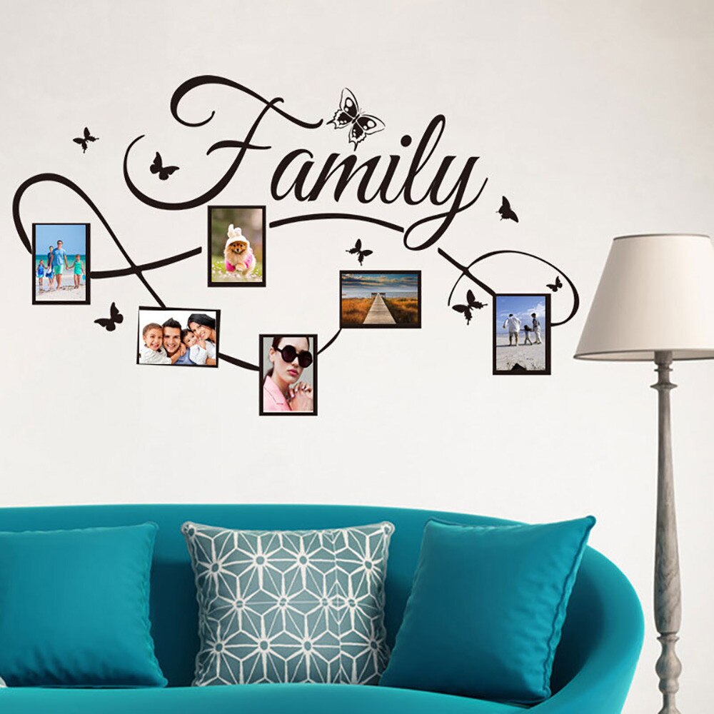 Removable Photo Frame Wall Sticker Vinyl Decal The Memories Frames For Picture Family Stickers Home Decor Living Room #N