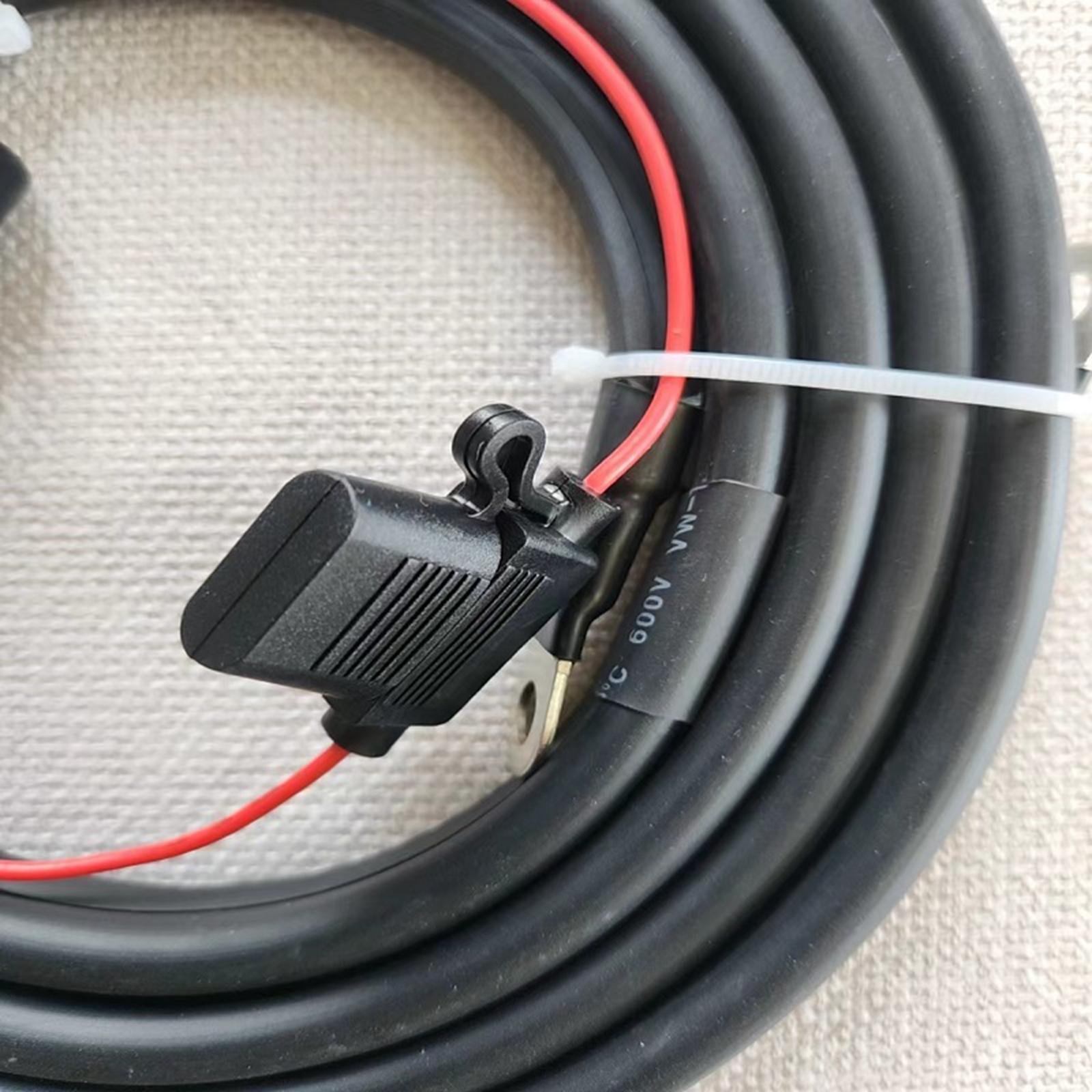 Cablaggio del cavo della batteria al motorino di avviamento per tutti i motori fuoribordo di avviamento elettrico Connettore con accessori per fusibili Alta qualità