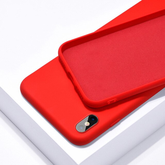 Coque en Silicone pour Infinix 11S, étui de Protection antichoc en TPU souple pour lentille 11S NFC: Infinix Hot 11S / Red